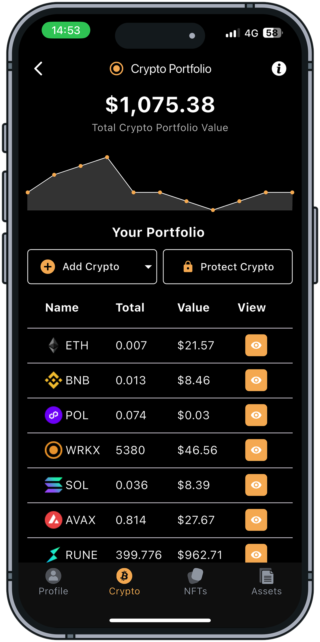 Crypto Portfolio